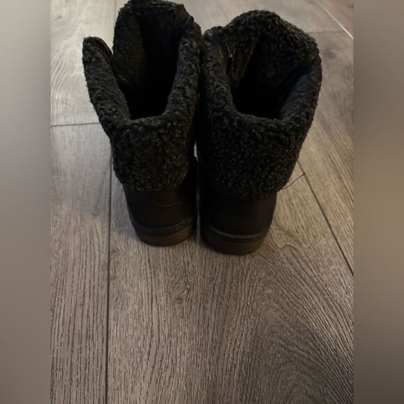 Seychelles Stylish Black combat Boots with Knit Cuff NWOT - Picture 7 of 12